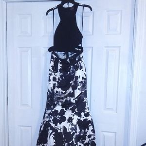 Black & White Prom Dress worn once.